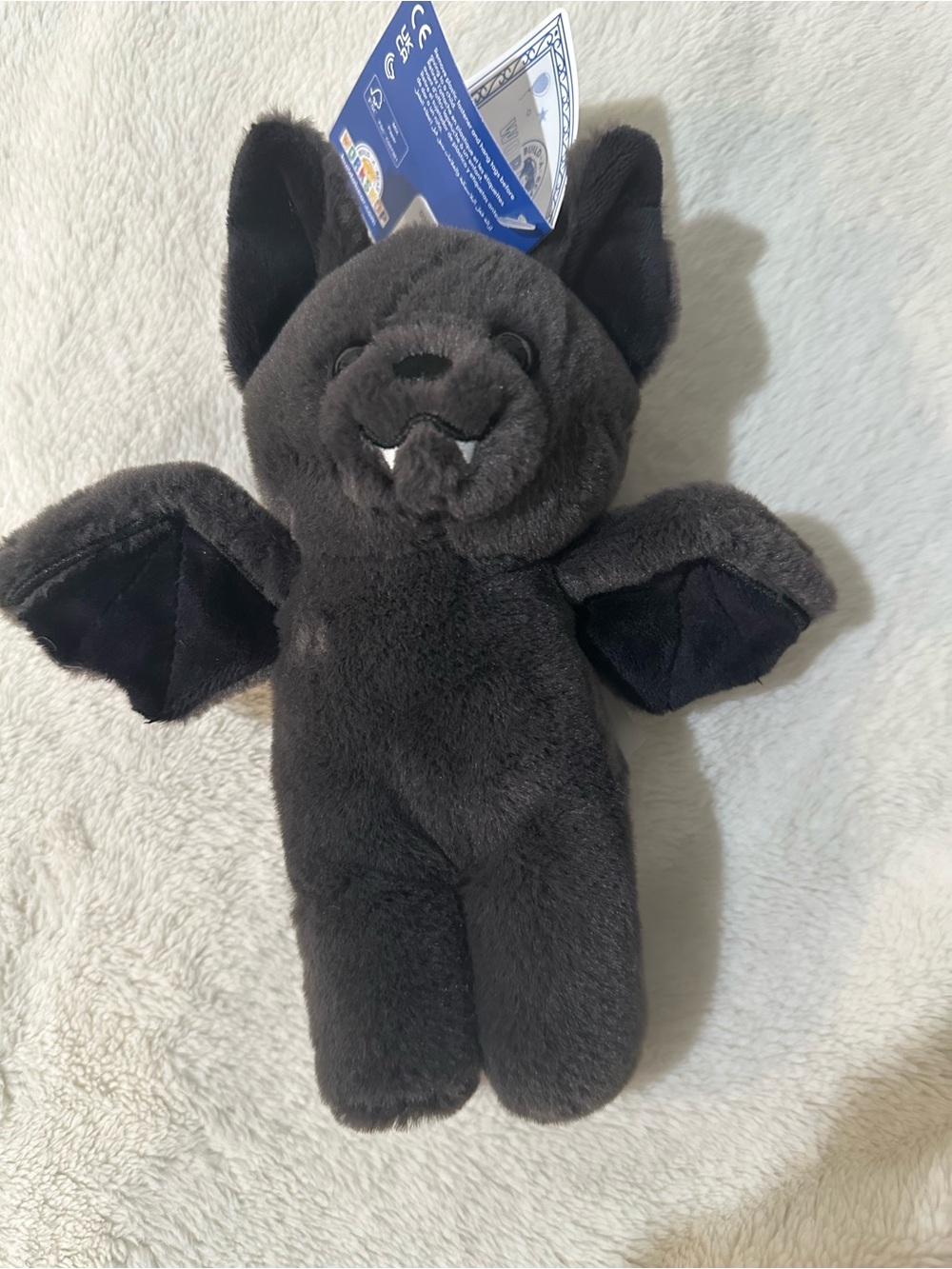 Build-A-Bear Black Plush mini Bat